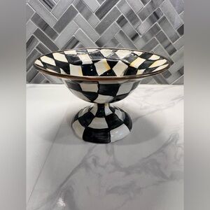 Mackenzie - childs Courtly Check Small Compote